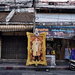 An image of the king outside a shop in Bangkok.